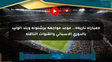 «مباراة نارية».. موعد مواجهة برشلونة وبلد الوليد بالدوري الإسباني والقنوات الناقلة